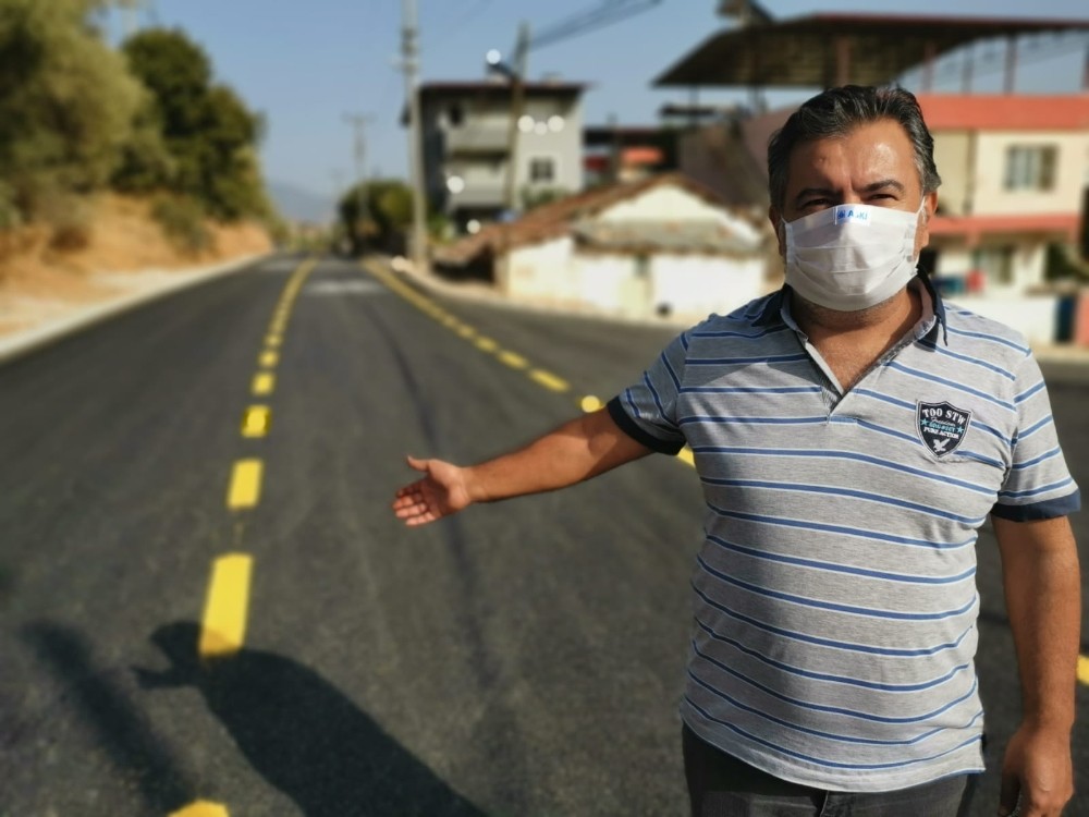 aydin buyuksehir belediyesi haskoy yolunu sicak asfaltla bulusturdu 2 bT2DIFO2 Aydın Büyükşehir Belediyesi Hasköy yolunu sıcak asfaltla buluşturdu