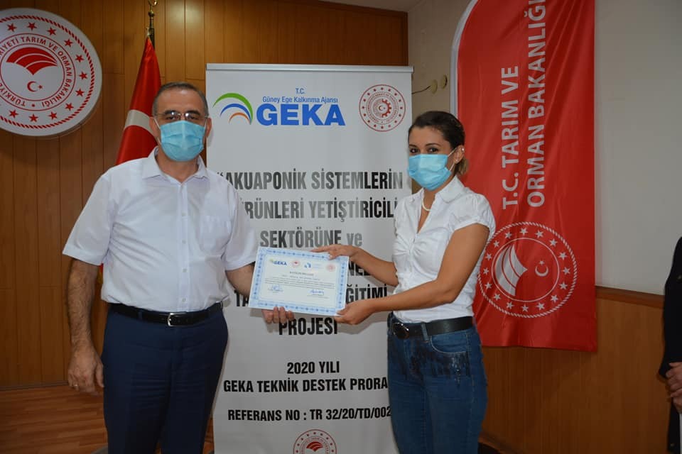 aydinda akuaponik sistemleri egitimi tamamlandi 5 3gXuhmCU Aydın’da Akuaponik Sistemleri Eğitimi tamamlandı