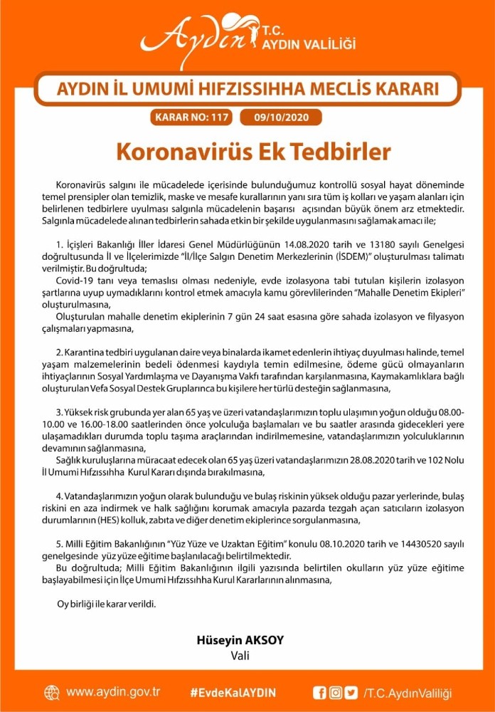 aydinda il ve ilce denetim merkezleri olusturulacak 1 IUUeG2pk Aydın’da il ve ilçe denetim merkezleri oluşturulacak