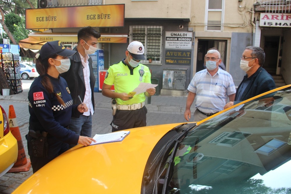 aydinda taksi ve toplu tasima araclarinda hijyen denetimi 1 UyjT293P Aydın’da taksi ve toplu taşıma araçlarında hijyen denetimi