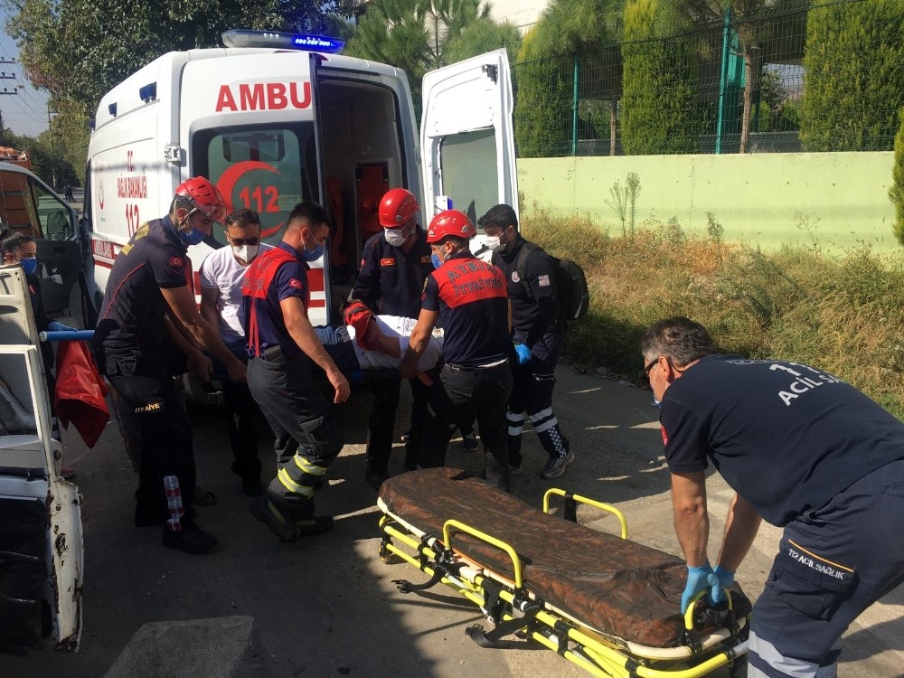 aydinda trafik kazasi 2 yarali 4 dLKPkLcg Aydın’da trafik kazası: 2 yaralı