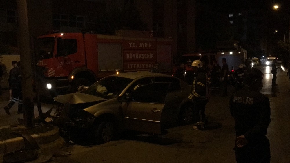 aydindaki trafik kazasi 1 yarali 2 Aydın’daki trafik kazası: 1 yaralı