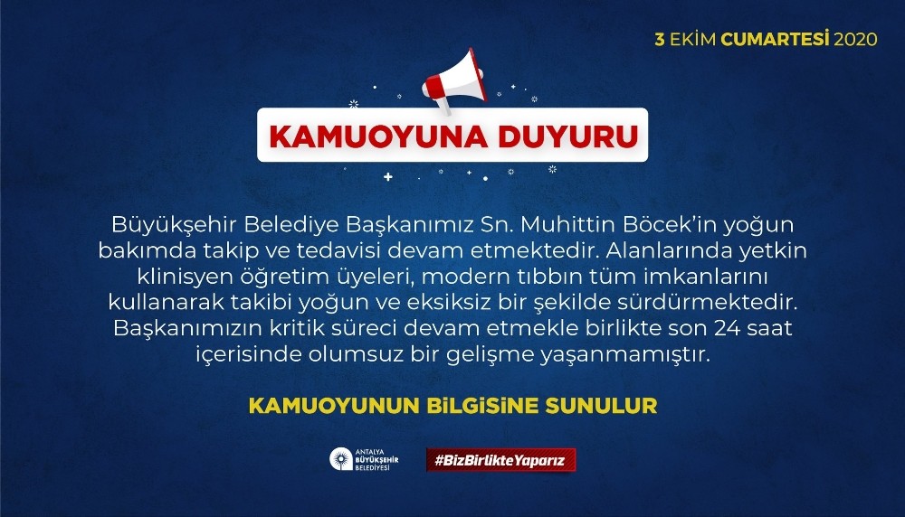 baskan bocekin kritik sureci devam ediyor 1 AGDCr59F Başkan Böcek’in kritik süreci devam ediyor