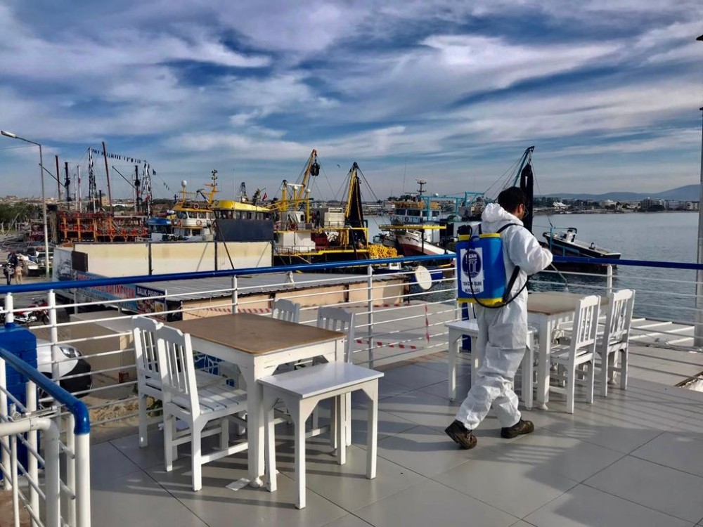 didimde dezenfekte calismalari suruyor 2 OKXMzhUw Didim’de dezenfekte çalışmaları sürüyor