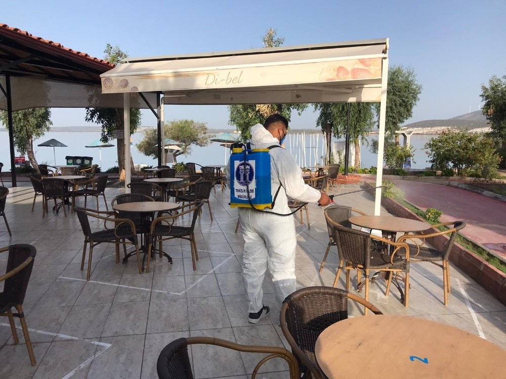didimde dezenfekte calismalari suruyor 3 Var7JubG Didim’de dezenfekte çalışmaları sürüyor