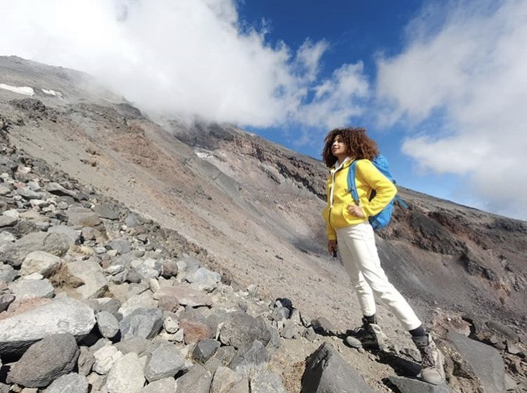doga sacli kadin agri daginin zirvesinde 2 “Doğa Saçlı Kadın” Ağrı Dağı’nın zirvesinde