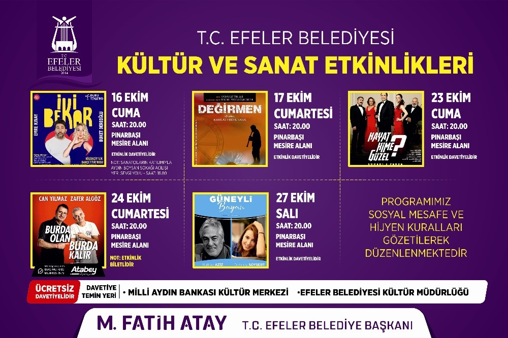 efelerde kultur ve sanat etkinlikleri basliyor 1 ygyShupf Efeler’de kültür ve sanat etkinlikleri başlıyor
