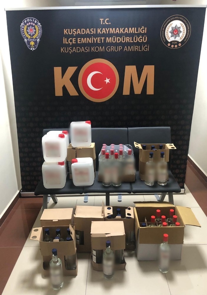 kusadasinda sahte icki operasyonu 4 kisi gozaltina alindi 0 FlWujSXy Kuşadası’nda sahte içki operasyonu, 4 kişi gözaltına alındı