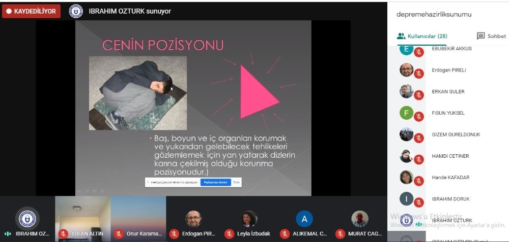 aydin myoda depreme hazirlik egitimi gerceklesti 4 TIGsHzke Aydın MYO’da Depreme Hazırlık Eğitimi gerçekleşti