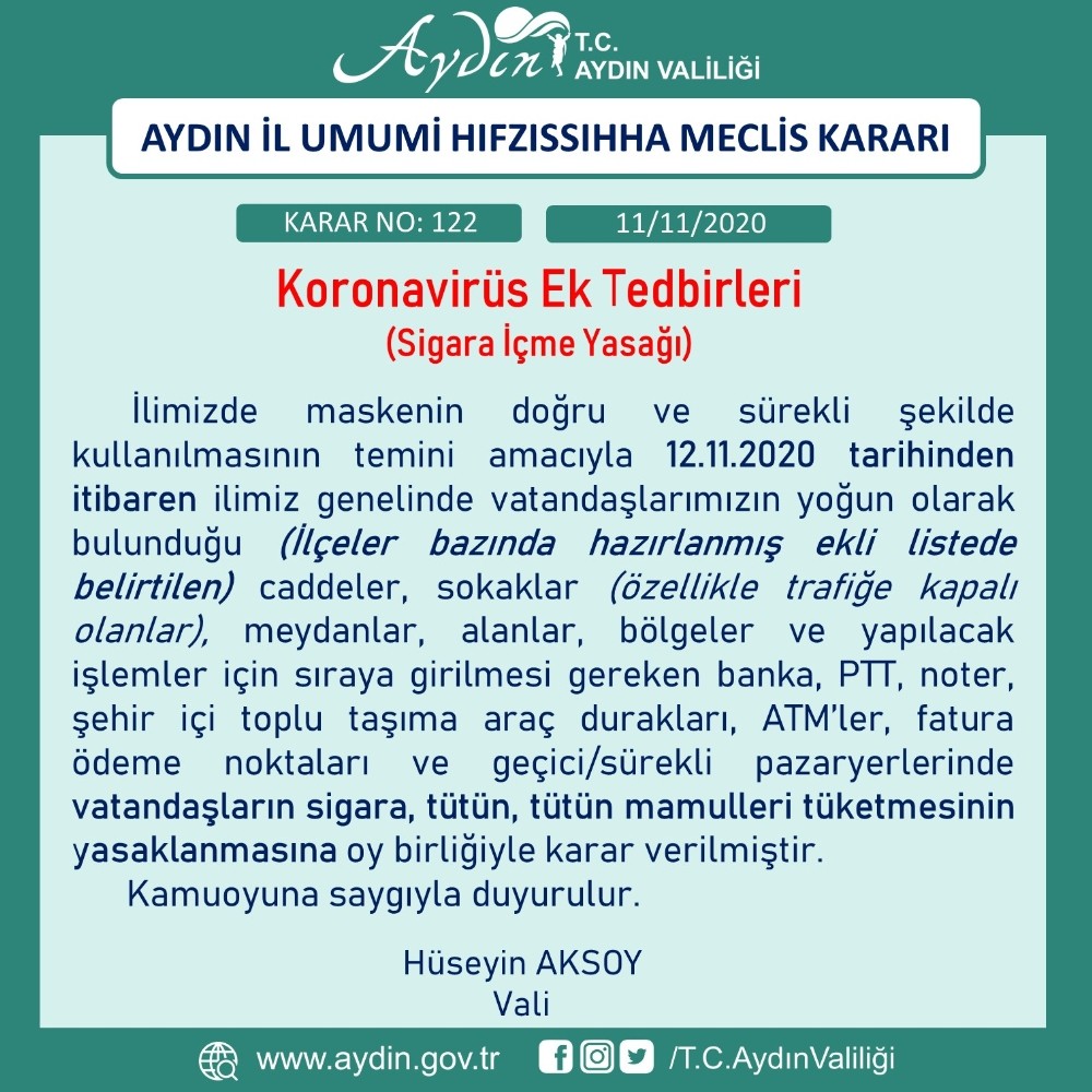 aydinda 65 yas ustune sokaga cikma yasagi 3 djZyBvKE Aydın’da 65 yaş üstüne sokağa çıkma yasağı