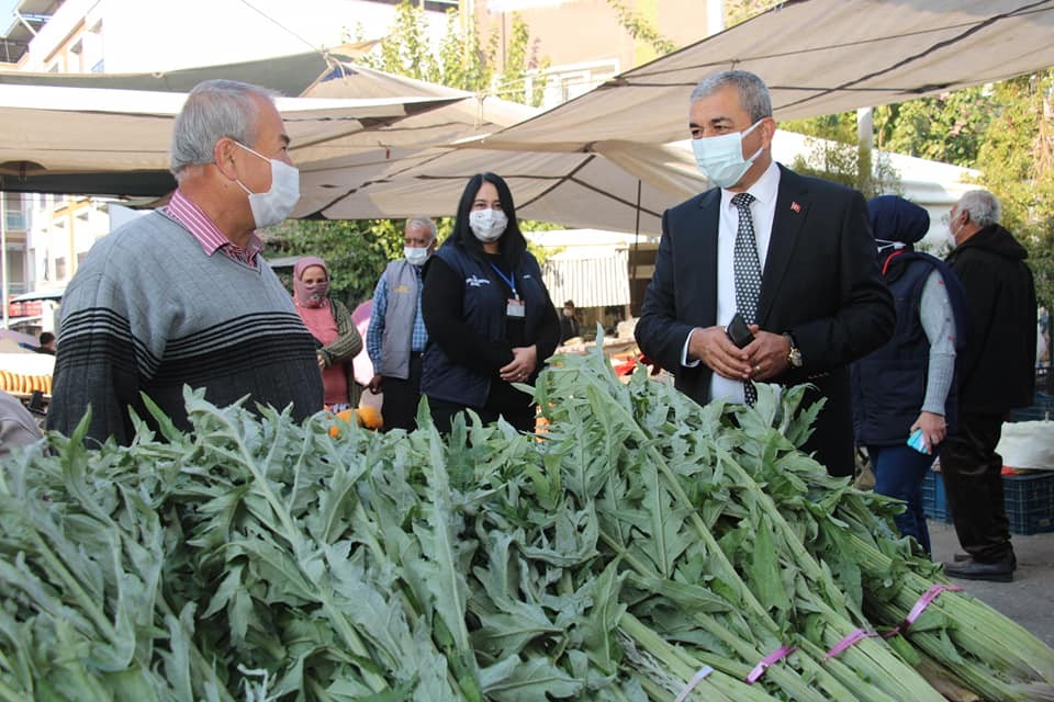 baskan kaplan haftaya pazar ziyareti ile basladi 1 Başkan Kaplan haftaya pazar ziyareti ile başladı