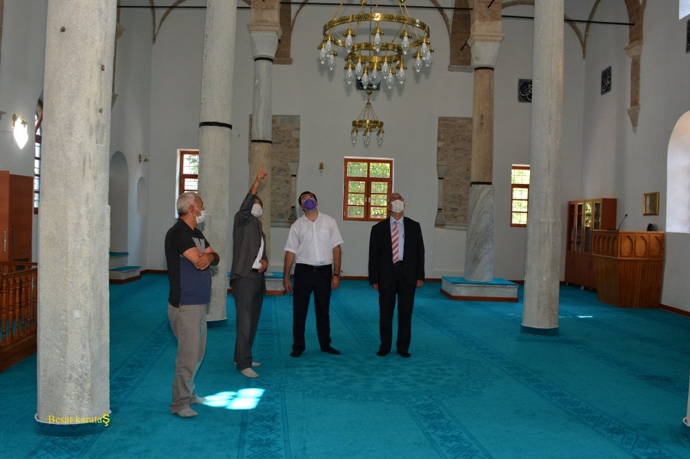 didimde 190 yillik tarihi camii yeniden ibadete acildi 3 CPBjRumT Didim’de 190 yıllık tarihi camii yeniden ibadete açıldı