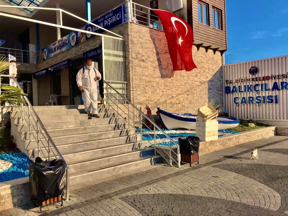 didimde pazaryerleri dezenfekte ediliyor 1 wOIqeBPA Didim’de pazaryerleri dezenfekte ediliyor