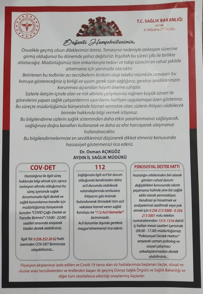 il saglik muduru acikgoz kovid 19 birimleri hakkinda bilgi verdi 1 qWGKccZg İl Sağlık Müdürü Açıkgöz, Kovid-19 birimleri hakkında bilgi verdi