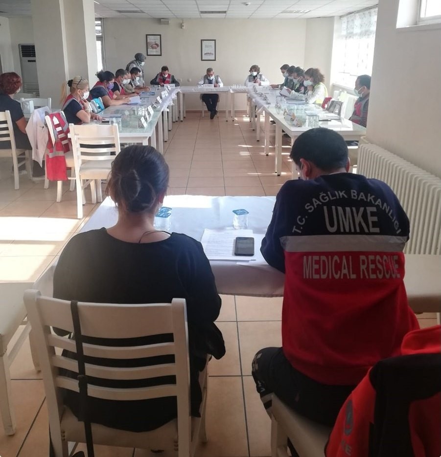 korona virus nedeniyle tatbikat masa basi olarak gerceklestirildi 1 Ce2NiVaJ Korona virüs nedeniyle tatbikat masa başı olarak gerçekleştirildi