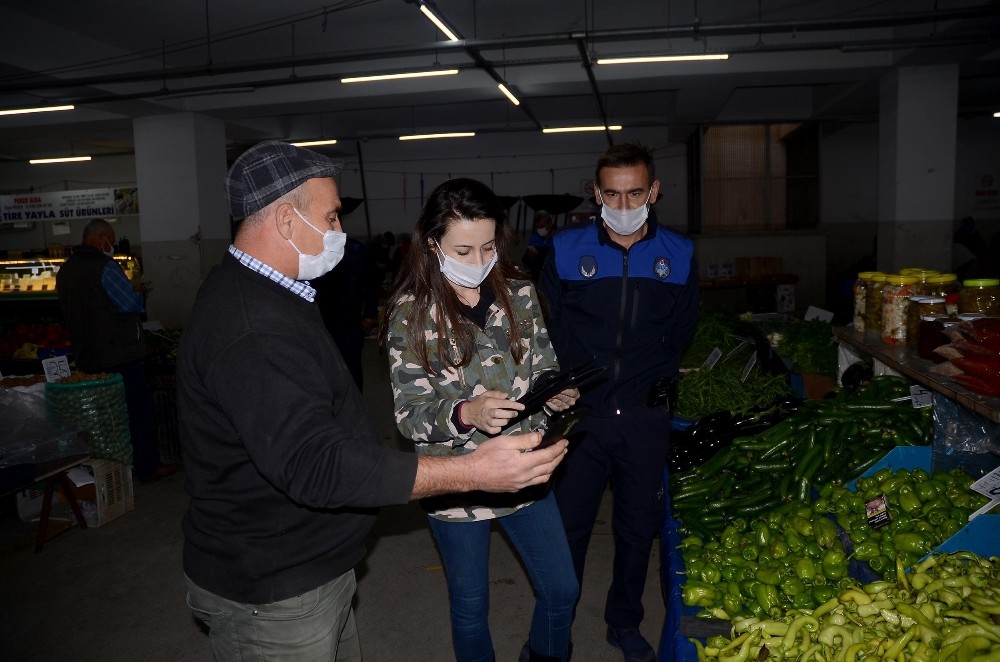 kusadasindaki pazar yerleri korona viruse karsi tam korumali hale getirildi 2 SBQ97vIZ Kuşadası’ndaki pazar yerleri korona virüse karşı tam korumalı hale getirildi