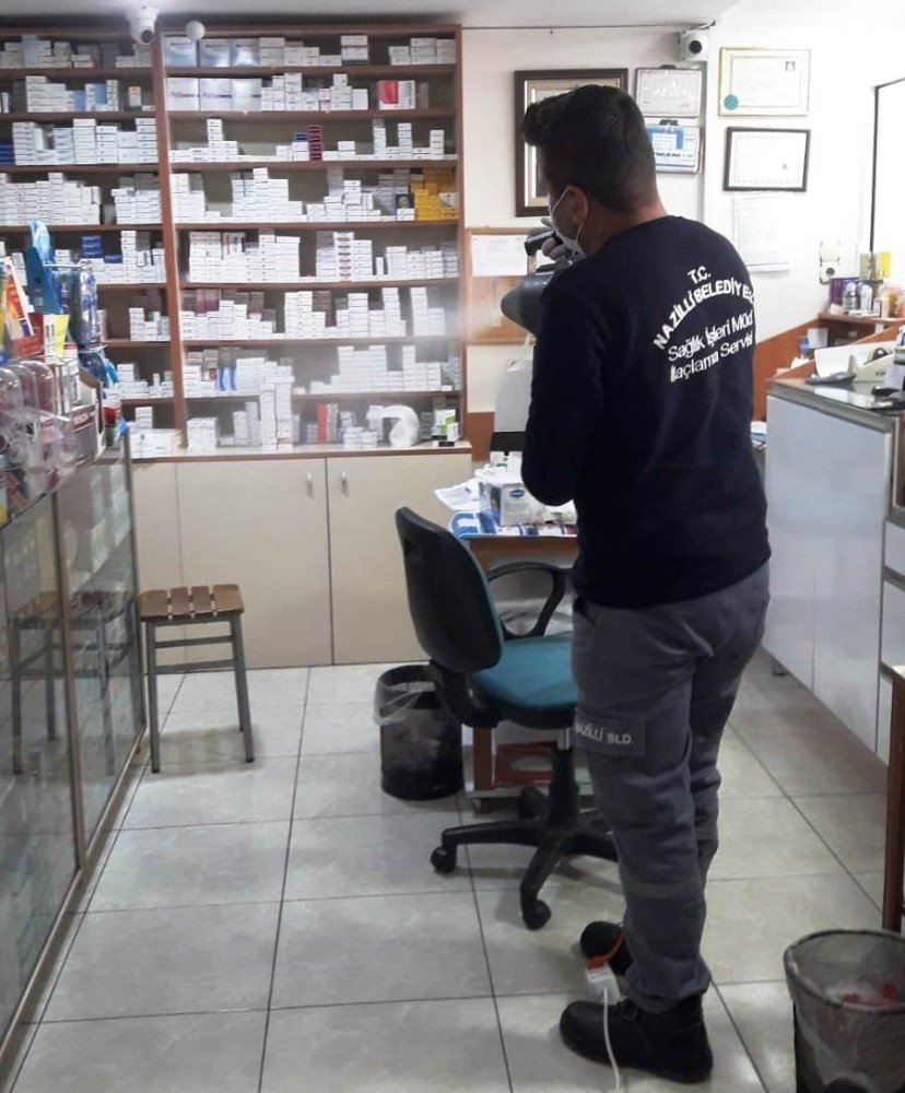 nazilli belediyesi eczaneleri dezenfekte etti 2 LN1q5AsU Nazilli Belediyesi eczaneleri dezenfekte etti