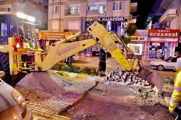 baskan atabaydan gece mesaisi 4 Başkan Atabay’dan gece mesaisi