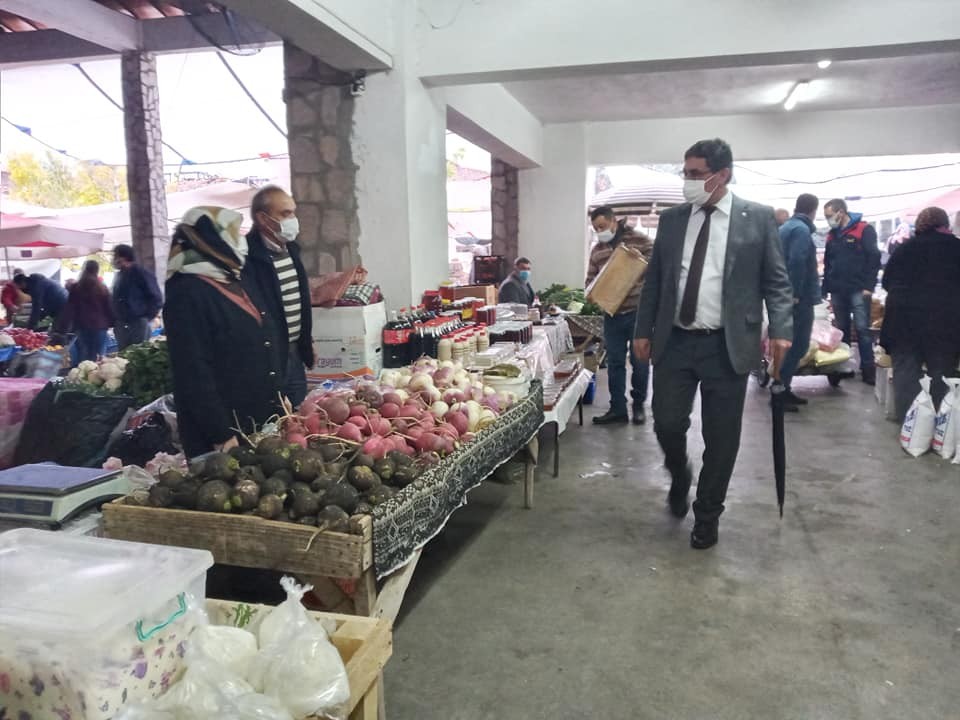 baskan inal mesaisine pazar ziyareti ile basladi 1 9ZEEwd7f Başkan İnal mesaisine pazar ziyareti ile başladı