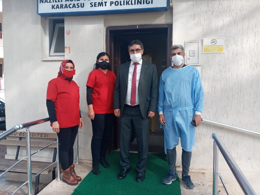 baskan inaldan yeni yil ziyareti 2 Başkan İnal’dan yeni yıl ziyareti