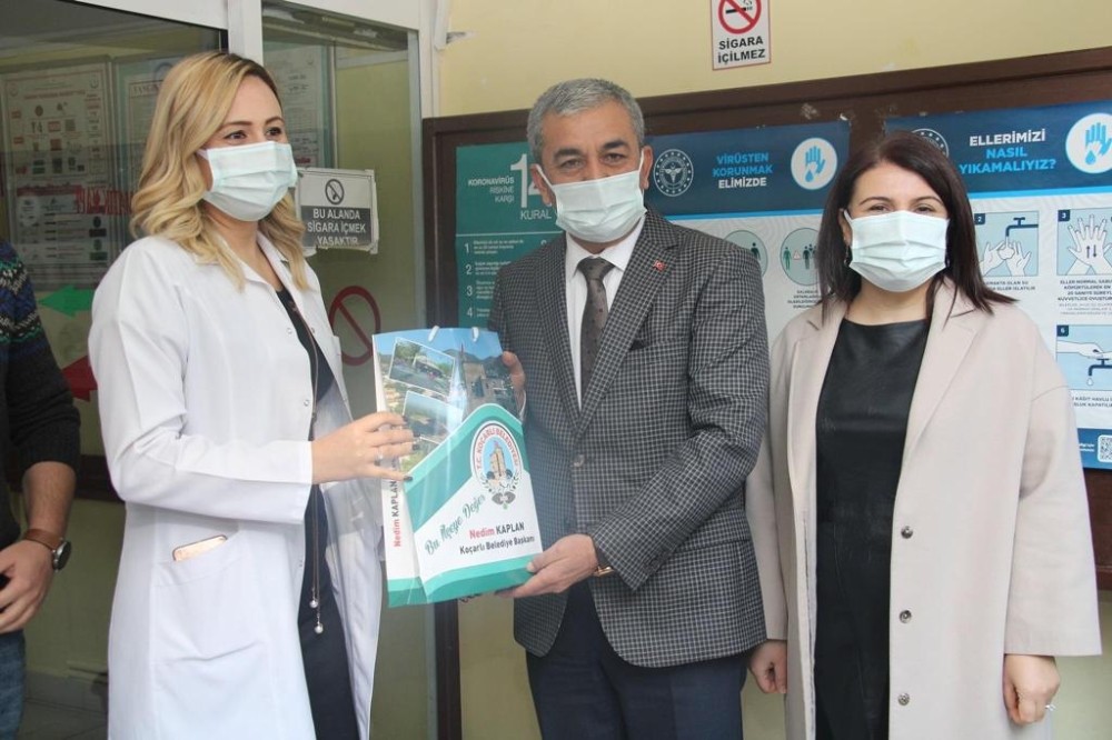 baskan kaplandan saglik calisanlarina anlamli ziyaret 3 OLumVrAj Başkan Kaplan’dan sağlık çalışanlarına anlamlı ziyaret