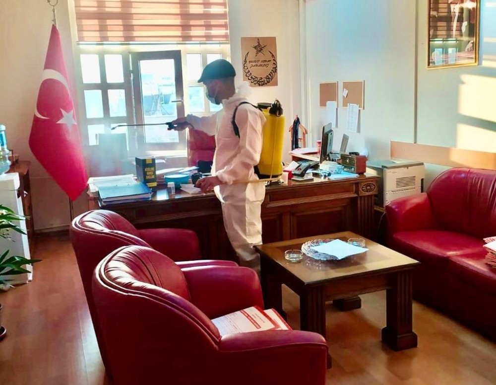 didimde dezenfekte calismalari suruyor 1 OEgiAMFQ Didim’de dezenfekte çalışmaları sürüyor