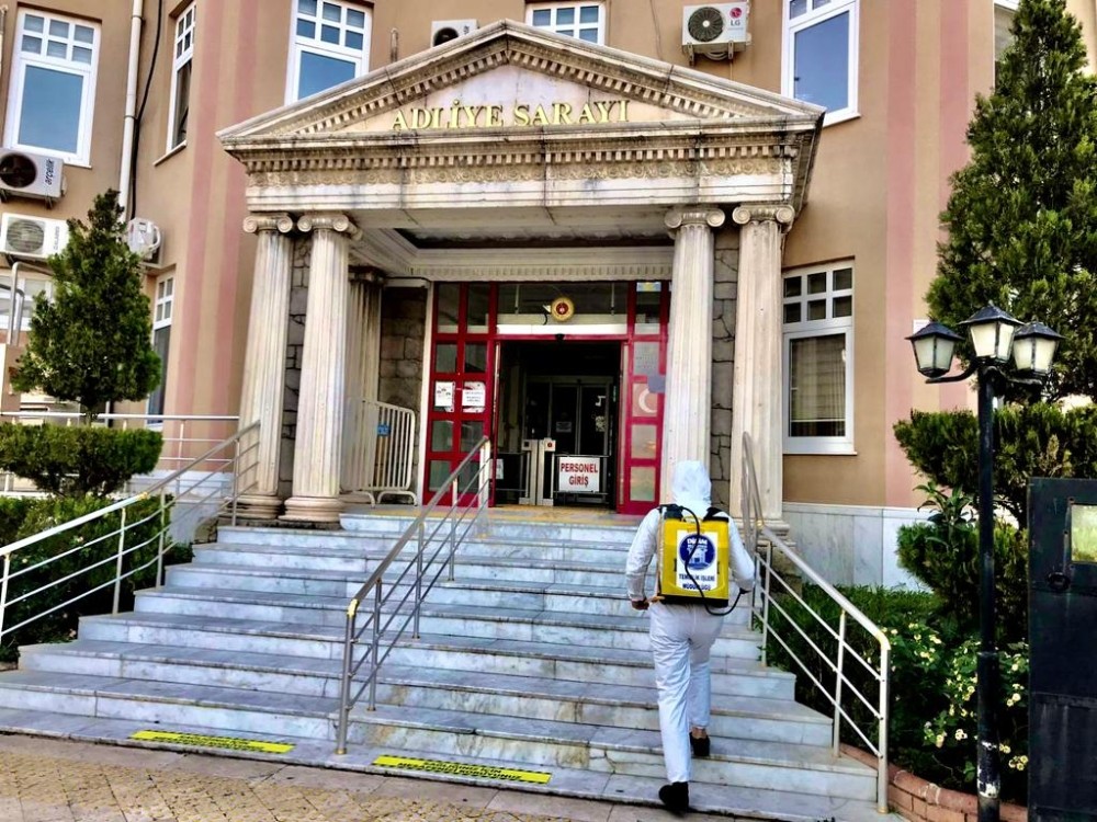 didimde dezenfekte calismalari suruyor 3 9MfiiHBO Didim’de dezenfekte çalışmaları sürüyor