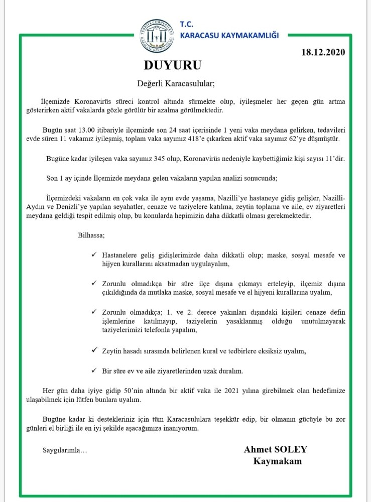 karacasudan sevindiren haber 2 McyBNmgU Karacasu’dan sevindiren haber