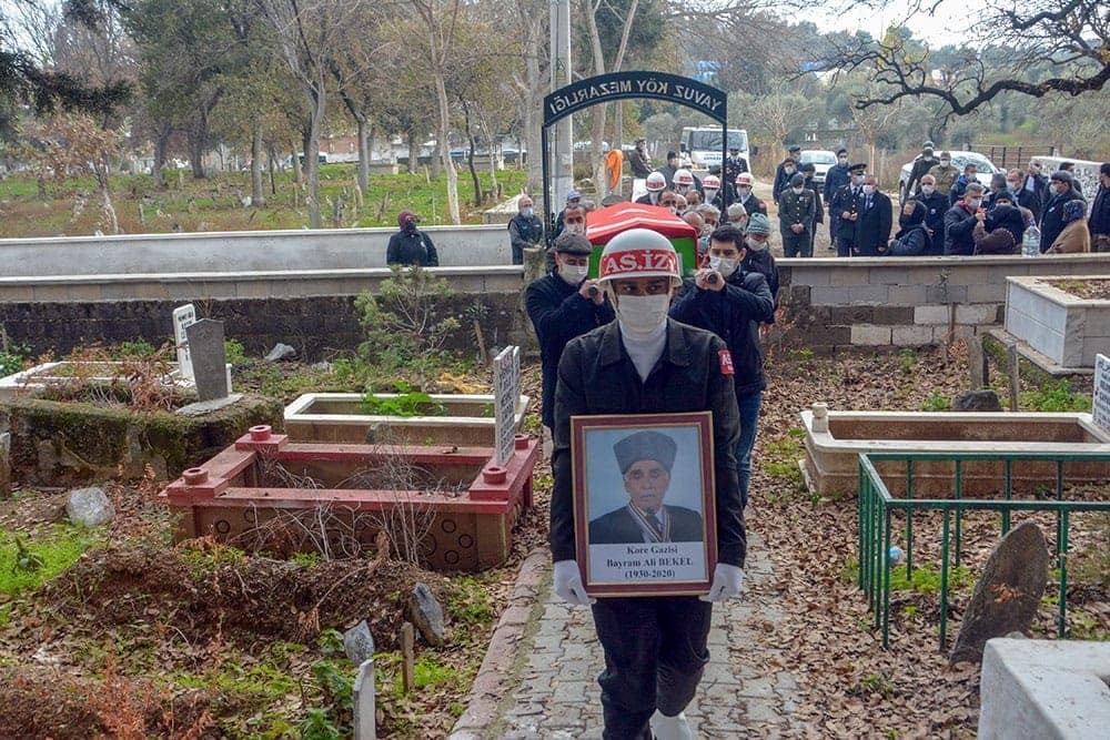 kore gazisi bekel son yolculuguna ugurlandi 4 dKKX8Py3 Kore Gazisi Bekel son yolculuğuna uğurlandı