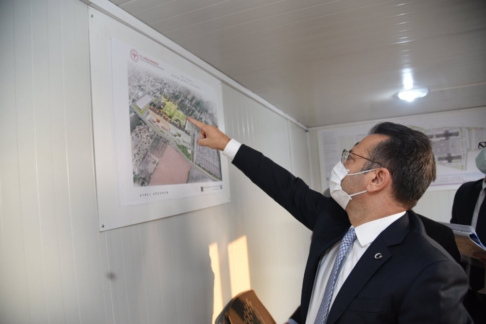 vali aksoy aydin sehir hastanesi yerlesim alaninda incelemelerde bulundu 1 K5Ht6d8T Vali Aksoy, Aydın Şehir Hastanesi yerleşim alanında incelemelerde bulundu