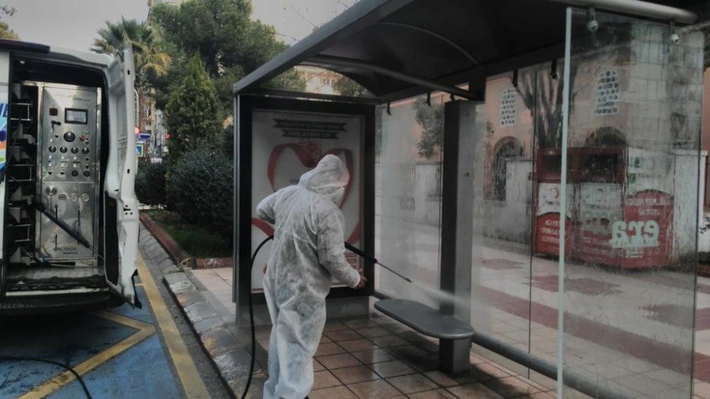 aydinda dezenfeksiyon calismalari devam ediyor 2 Aydın’da dezenfeksiyon çalışmaları devam ediyor