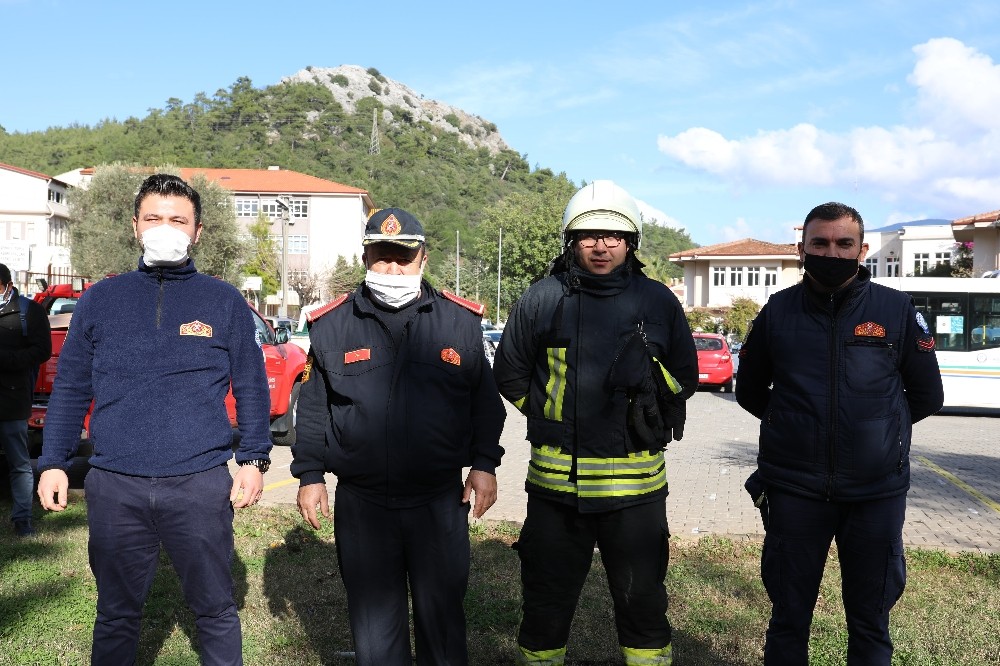 marmaris belediyesinde yangin tatbikati 4 WX8Hi3QM Marmaris Belediyesi’nde yangın tatbikatı