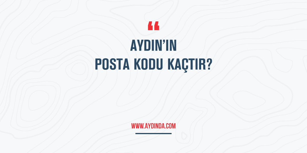 Aydın Posta Kodu Kaçtır?