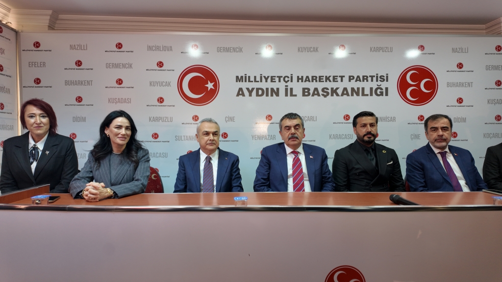 Bakan Yusuf Tekin MHP Aydın İl Başkanlığı’nı Ziyaret Etti