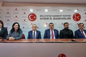 Bakan Yusuf Tekin MHP Aydın İl Başkanlığı’nı Ziyaret Etti